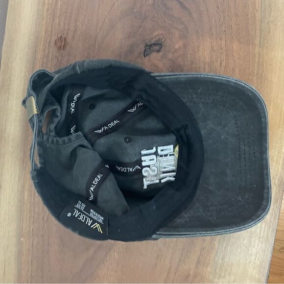 Just Dink It WomensStrap Back Dad Hat Faded Gray Cap Cookie Embroidered Logo - Picture 6 of 6